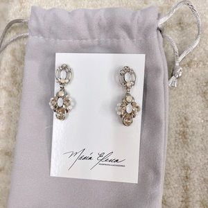 BRAND NEW MARIA ELENA BRIDAL EARRINGS
